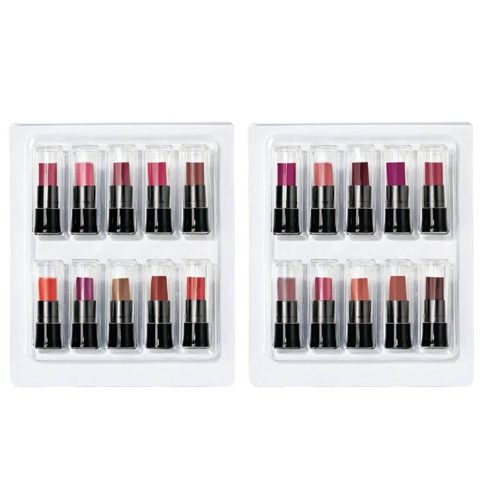 fmg Glimmet Satin lipsticks sample packs